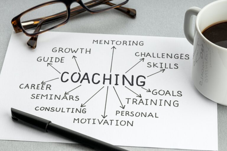 Coaching process concept