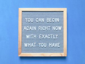 Never quit